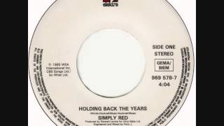 Simply Red  Holding Back The Years Dj quotSquot Rework [upl. by Delcina]