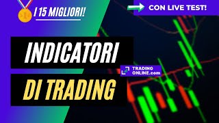 Indicatori Trading Videotutorial 🥇Migliori 15 indicatori di analisi tecnica 📈Live Test [upl. by Oringa80]