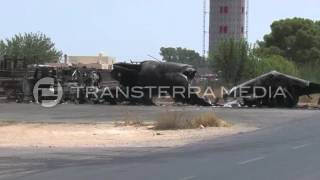 Aftermath Of The Attack On Tripoli International Airport [upl. by Anialad]