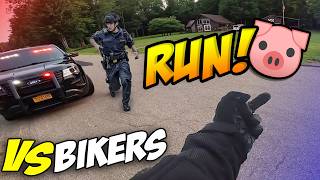 COPS VS BIKERS  MOTORCYCLE POLICE CHASE  Best Compilation 2024 [upl. by Doss]