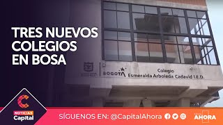 La Secretaría de Educación entregó tres nuevos colegios en Bosa [upl. by Nnyllaf796]