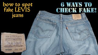 LEVIS ORIGINAL how to spot Fake Levis jeans [upl. by Vladamir]