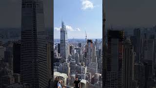 NEW YORK CITY SKYLINE newyorkcity skyline rockefellercenter [upl. by Pember]