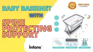 INFANS  Baby Bassinet Bedside Crib 👶 [upl. by Filia]