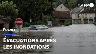 Inondations la SeineetMarne et lEureetLoir toujours en vigilance rouge  AFP [upl. by Dleifyar896]