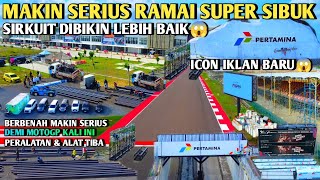 Sirkuit mandalika terbaru hari ini😱 Makin ramai berbenah super sibuk tampil wajah baru di motogp [upl. by Egas832]