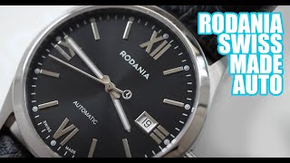 Rodania Swiss Made Automatic Dress Watch 42mm [upl. by Yecaj483]