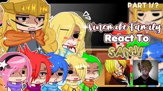 👨🏻‍🍳Past Vinsmoke Family React To Sanjis Future👨🏻‍🍳  One piece💐 [upl. by Harrie18]