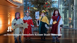 Sternsinger besuchen Kölner StadtAnzeiger [upl. by Steward730]