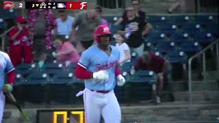 Fredericksburg OF Elijah Green hits home run vs Carolina [upl. by Nitsruk213]