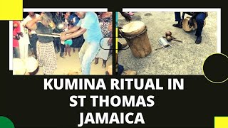 WHAT IS KUMINA Kumina Ritual in St Thomas JamaicaLive Performance [upl. by Aysahc]