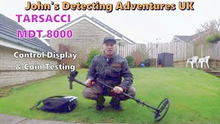 TARSACCI MDT 8000 Metal Detector Assembly Features Function Butoons amp Settings [upl. by Lonnie494]