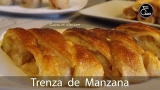 Pastel Trenza de MANZANA ¡deliciosa  Tonio Cocina [upl. by Ecined]