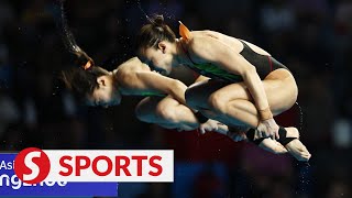 A bronze for Pandelela RinongNur Dhabitah Sabri pair [upl. by Sparks]