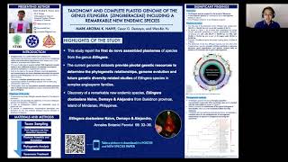 SBE meeting 2021s poster presentations Naive et al Taxonomy and plastid genome of Etlingera [upl. by Ancilin]