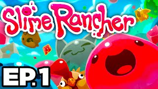 😊 WHAT ARE SLIMES amp WHY AM I RANCHING THEM  Slime Rancher Ep1 Gameplay  Lets Play [upl. by Lifton]