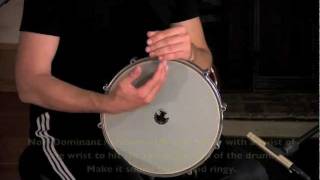 Intro to Doumbek MiddleEastern Hand Drum  Three basic hits  Dum Tek and Ka [upl. by Frederigo]