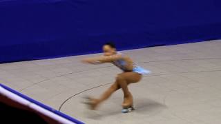 Campeona de España Patinaje Artistico Alevín 2016 Ariadna Garrasino [upl. by Lashoh486]