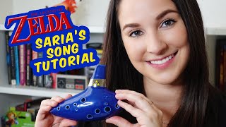 Zelda Sarias Song The Lost Woods Ocarina Tutorial [upl. by China]