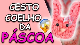 COMO FAZER UM MINI CACHEPO DE FIO DE MALHA DE COELHO [upl. by Atnoled468]