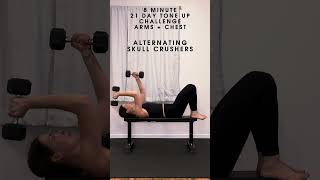 Skull Crushers strength strengthtraining toneup [upl. by Evangelin]