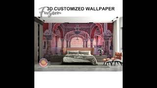 Customized Non Woven Wallpaper  Available on IndiaMART [upl. by Enyaht]