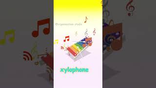 Xylophone music with 3d animation  Famous Music from a lot of Percussion Instruments shorts [upl. by Drofyar173]