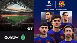 BarcelonaKonami Partnerliği FC 24 Yeni Stadyum ve Yeni Partnerlik  FC 24  FIFA 24 HABERLERİ [upl. by Annavahs394]