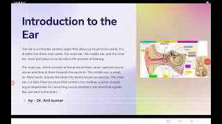 The ear class 10 11 12 cbse bseb icse neet [upl. by Humph]