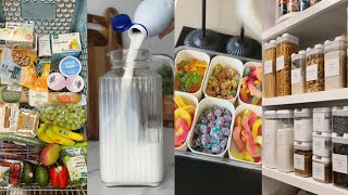 Kitchen Refill  Organization and Restocking  Tiktok Satisfying Compilation  ASMR [upl. by Hillinck]