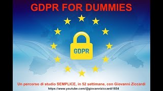 GDPR for DUMMIES Corso in 52 settimane Lezione 43 Le sanzioni e i parametri applicativi [upl. by Suoivatra]