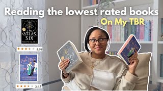 Reading the lowest rated books on my tbr 📚💫  Spoiler free reading vlog [upl. by Madison]