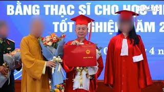 Xôn xao Thích Chân Quang nhận bằng Tiến sĩ Đại Học Luật Hà Nội … thật hay giả [upl. by Zilada80]