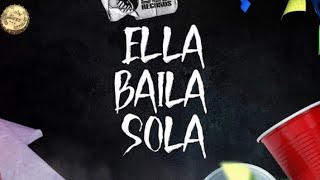 Ella Baila Sola  LetraLyrics  Eslabon Armado y Peso Pluma  Del Records 2023 [upl. by Ro606]