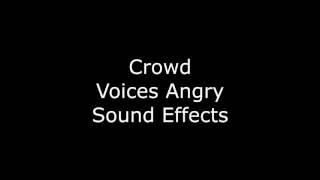 Crowd Voices Angry Sound Effects [upl. by Joanne]