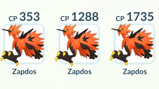 Triple Galarian Zapdos Team vs Leader Cliff in Pokemon Go [upl. by Asiret]