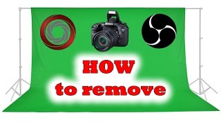 REMOVE GREEN BACKGROUND WITH DIGICAM AND OBS USING DSLR [upl. by Carmencita]