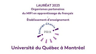 Prix SolangeChalvin 2023 – Lauréat – Partenaires du MIFI – Établissement d’enseignement [upl. by Necila526]