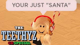 TROLLING AS SANTA AT TEETHYZ V3 6K SPECIAL  The Teethyz Holiday Experience  ROBLOX [upl. by Gievlos]