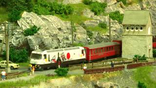 Die wunderbare Miniaturwelt der BEMO Modelleisenbahn  Vier faszinierende Schauanlagen in Spur H0m [upl. by Stander]