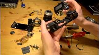 Minolta X300 SLR camera Disassembly [upl. by Dot]