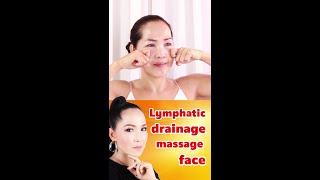 Lymphatic Drainage Massage Face  Facial Massage  Anti Aging [upl. by Harry]