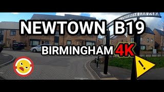 DRIVE THROUGH NEWTOWN IN BIRMINGHAM B19 HOME TO TRILLS 9boyz  BIRMINGHAM HOODS IN 4K [upl. by Akemaj925]