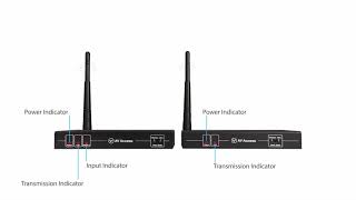 AV Access Wireless 1080P HDMI Extender wLoop Out Max 200m656ft IR Remote Control [upl. by Baumbaugh]