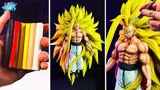 Mi escultura con más ESENCIA 😱 Como hacer a GOKU SSJ INFINITO  Dragon Ball AF [upl. by Yroggerg]