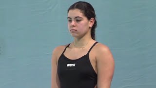 Womens Diving  LARA EL BATT  Eindhoven 2024  1M Springboard [upl. by Nirda]