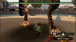 MHP2GMHFU Plesioth vs LS HD [upl. by Ogdon93]