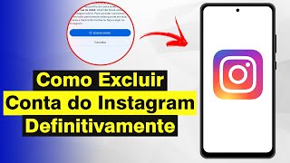 Como Excluir Conta do Instagram Definitivamente Atualizado 2024 [upl. by Eenafit]