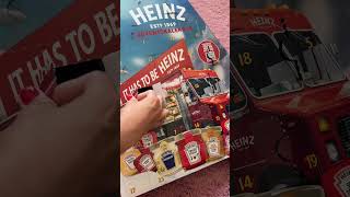 Day 1923 food advent calendar adventunboxing adventcalendar christmas2024 asmrunboxing heinz [upl. by Ambler341]