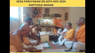 VEDA PARAYANAM  KARTHIKAI MASAM [upl. by Hedwig]